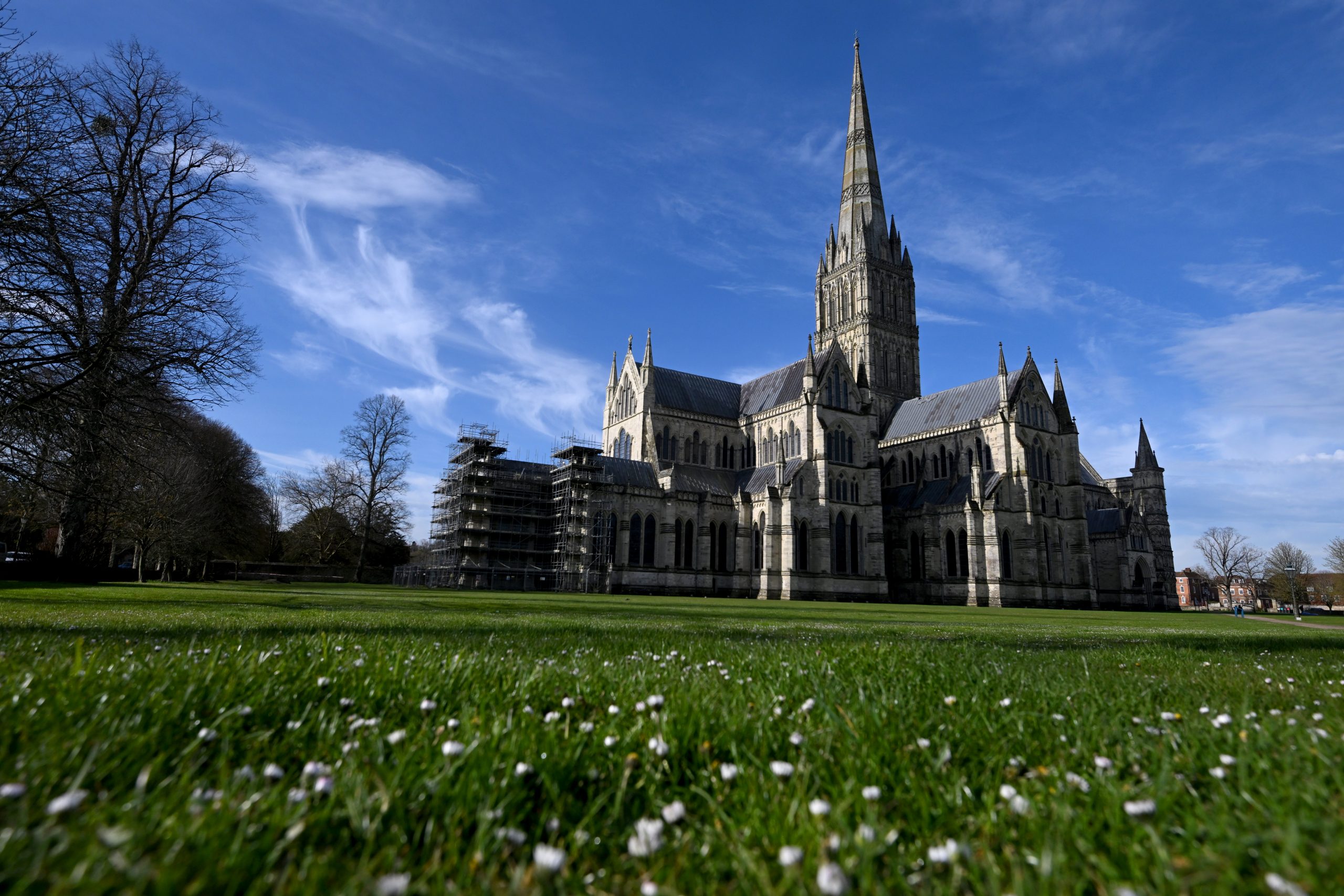 External view of the Cathedral in spring